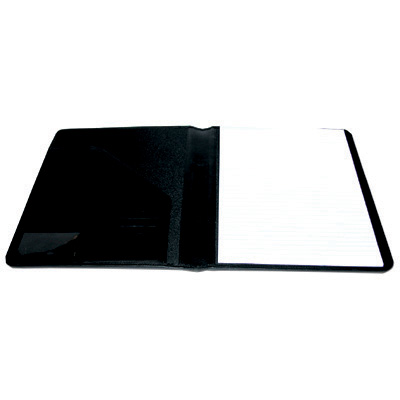 Conference folder with internal pockets and A4 pad - Soft nappa Melbourne leather